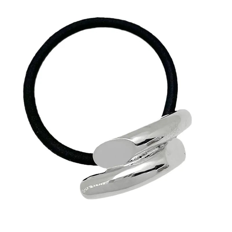 Women's Lady Geometric Alloy Plating Hair Tie