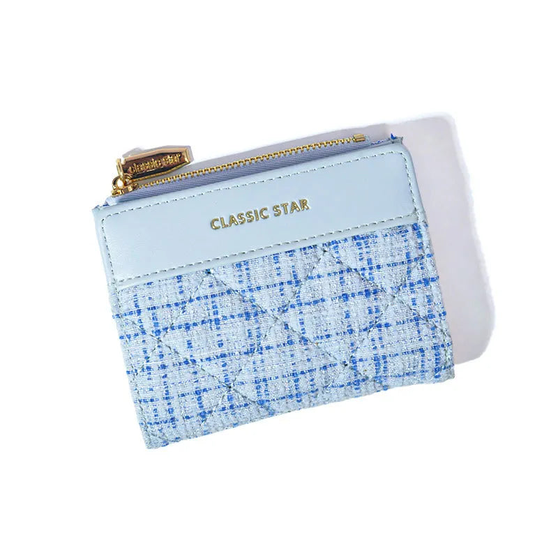 Women's Letter Solid Color Pu Leather Zipper Wallets