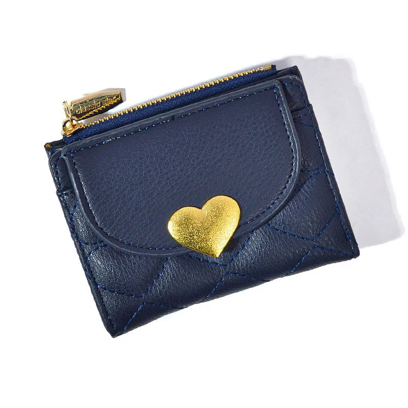 Women's Solid Color Pu Leather Zipper Wallets